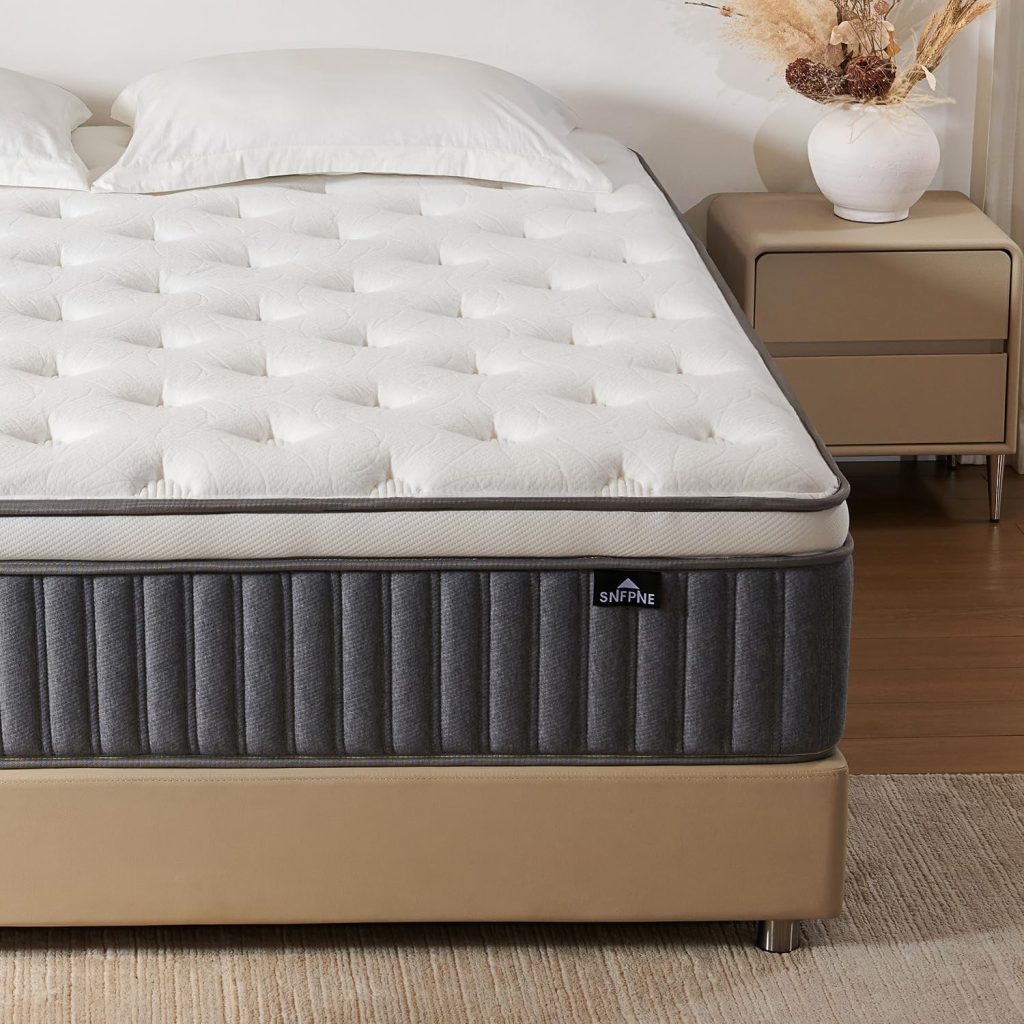 SNFPNE twin hybrid mattress with gel memory foam layers - View 1